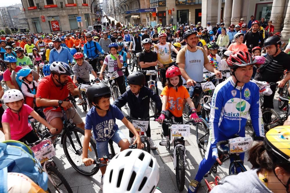 "A Pedaliña" pone a Vigo encima de la bici