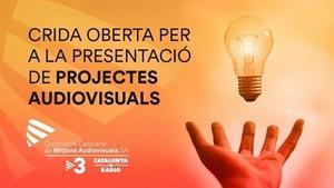 Archivo - Cartel de la nueva convocatoria de proyectos audiovisuales innovadores para plataformas de distribución de la CCMA