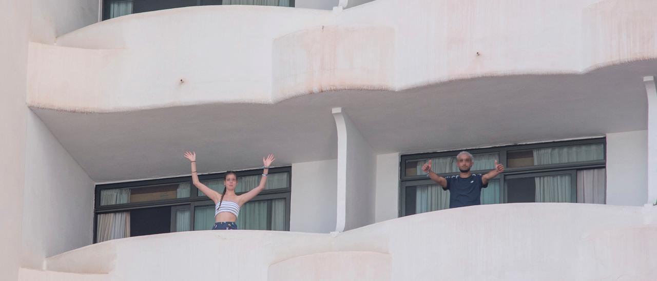 Dos estudiantes en cuarentena en el hotel Bellver de Palma