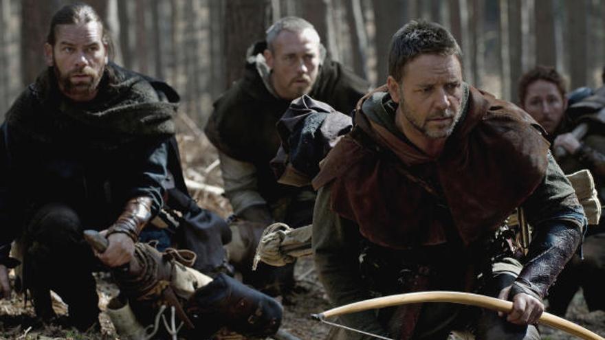 Russel Crowe en una escena de &#039;Robin Hood&#039;