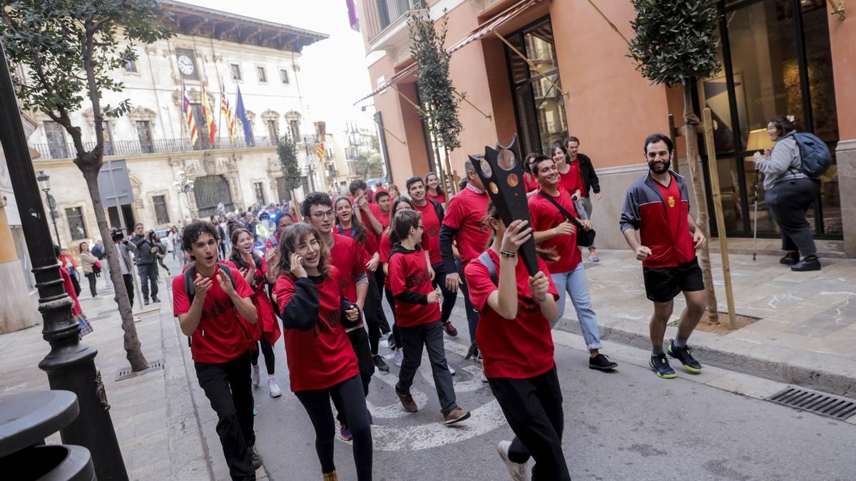 Salida del Correllengua desde Palma