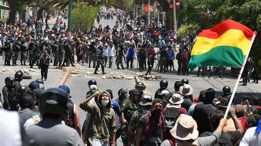 Las protestas y enfrentamientos en Bolivia dejan decenas de heridos