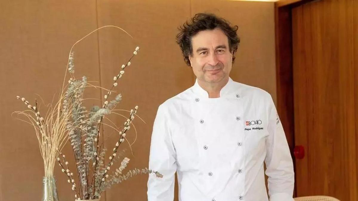 El reconocido chef Pepe Rodríguez, galardonado con una Estrella Michelin en su restaurante El Bohío (Illescas, Toledo) es muy popular por su labor como jurado del programa Masterchef.