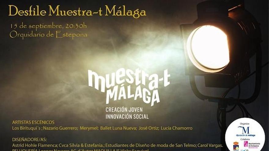 Cartel del desfile Muestra-T Málaga