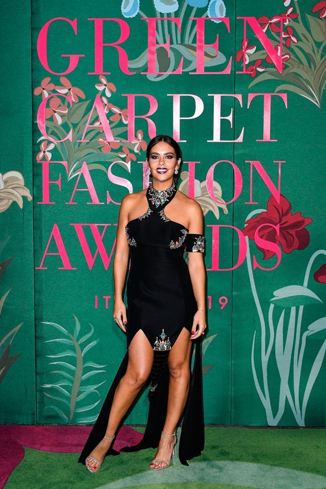 Cristina Pedroche con vestido joya de Andrés Acosta en los 'Green Carpet Fashion Awards'