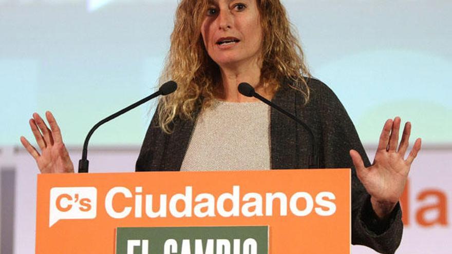 Irene Rivera durante un acto en la última campaña a la Junta de Andalucía.