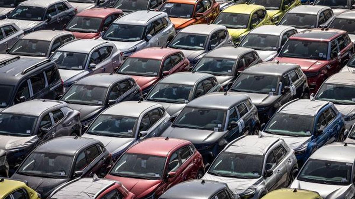 Venta de coches de ocasión como los empleados en la estafa.