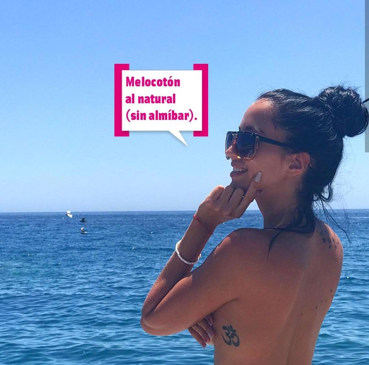 Aurah Ruiz habla de su melocotón