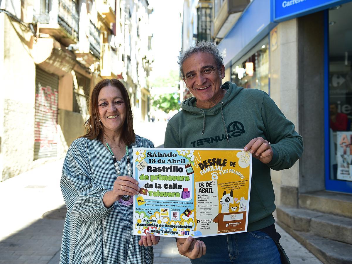 El rastrillo de primavera de Plasencia unirá comercio local, solidaridad y diversión con concurso perruno y photocall.