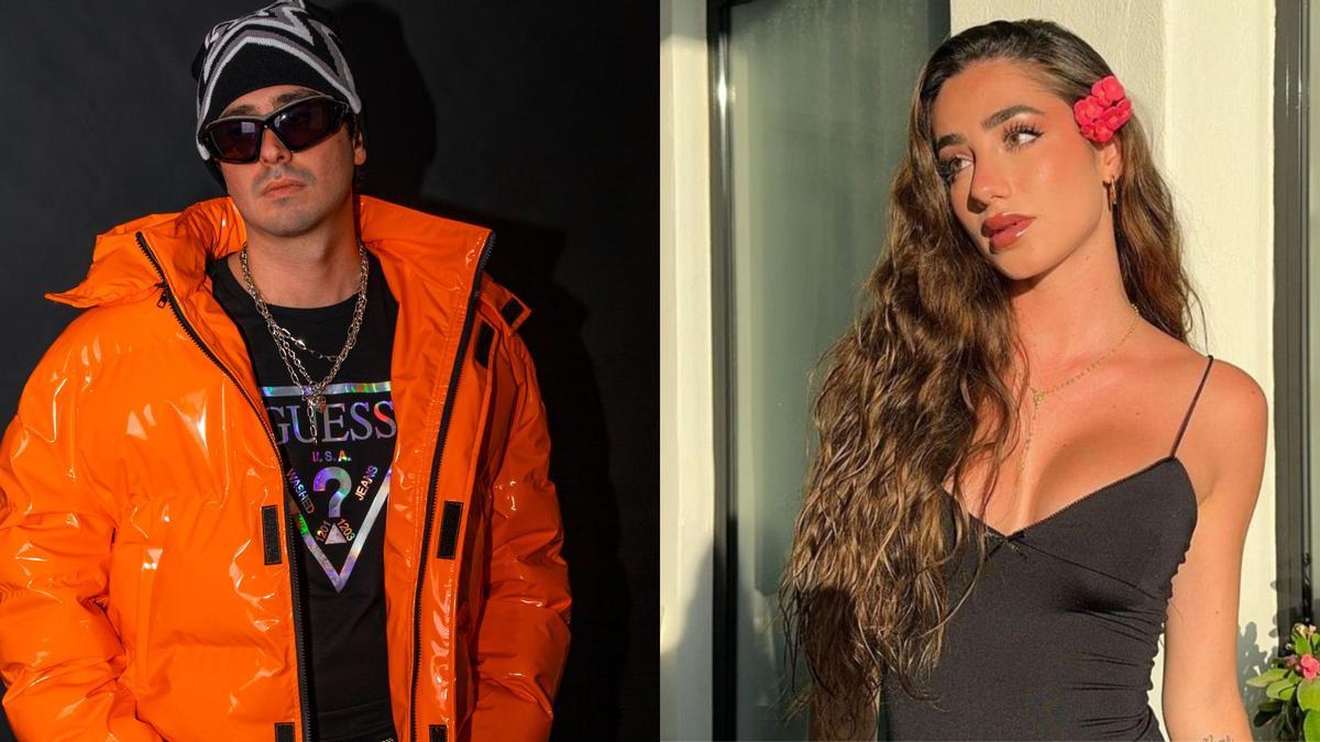 El cantante RedMoon y la influencer Lola Lolita.
