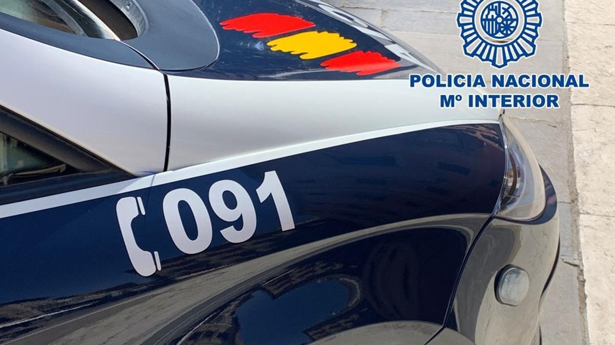 Un vehículo de la Policía Nacional.