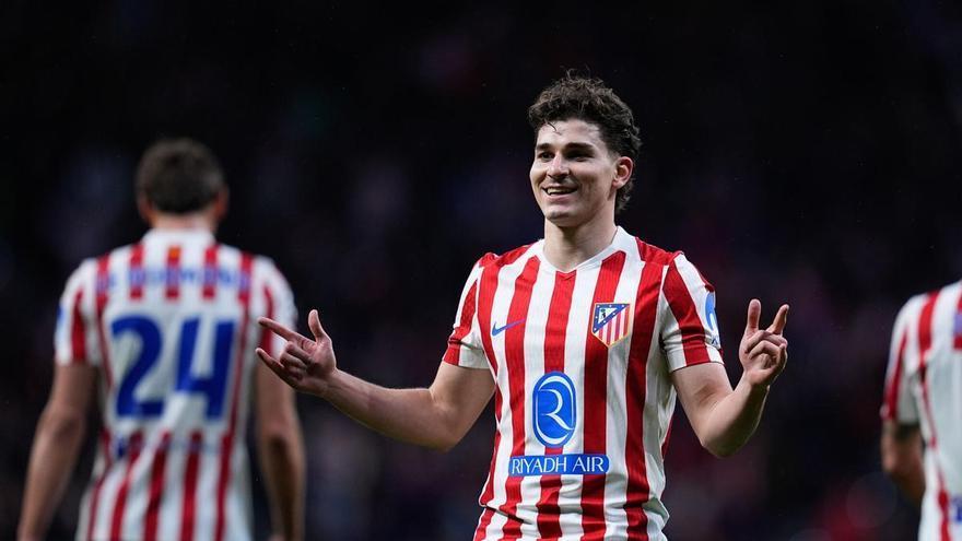 Atlético de Madrid - Tottenham | El doblete de Julián Álvarez