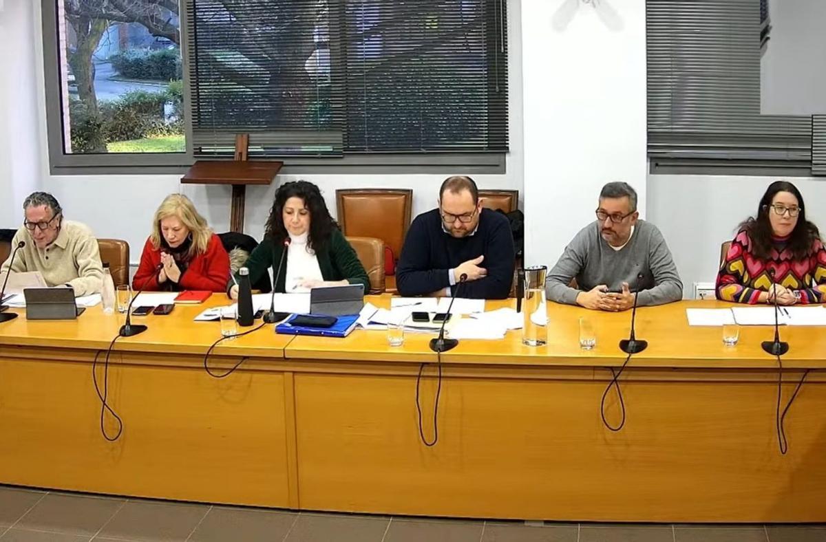 Concejales del gobierno del PP de Castrillón, durante una pasada sesión plenaria.