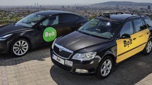 VTC y taxis de Bolt en Barcelona.