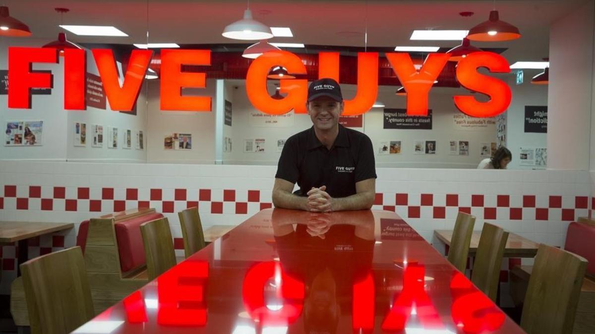 Daniel Agromayor, director general de Five Guys en España y Portugal.