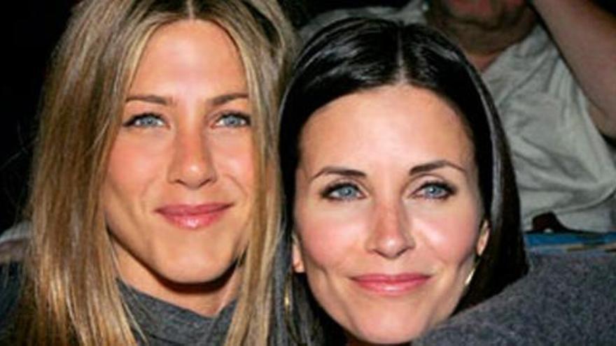 Jennifer Aniston y Courteney Cox.