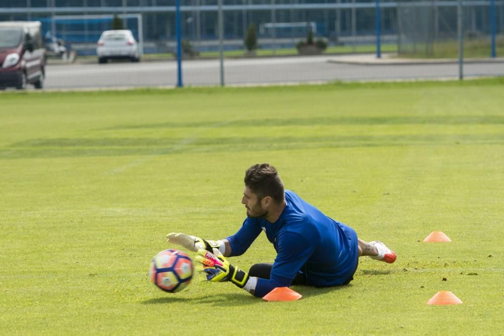 Entrenamiento del Real Oviedo