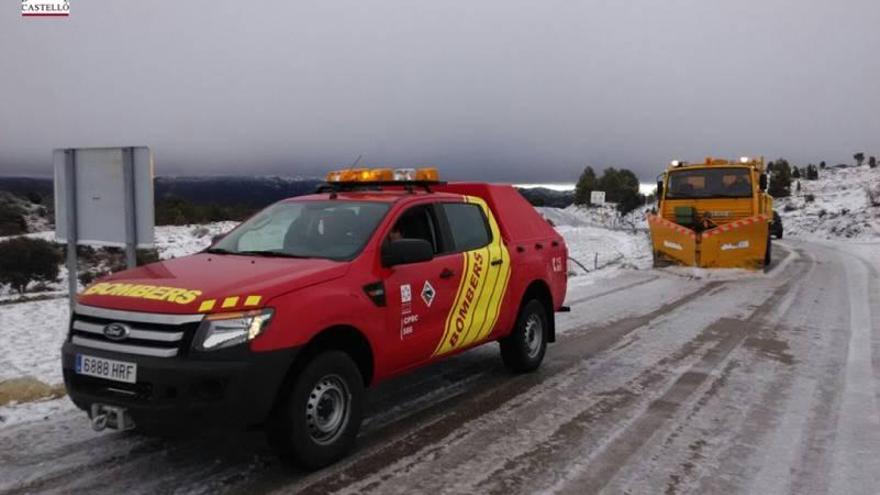 Heladas en el interior de la provincia de Castellón