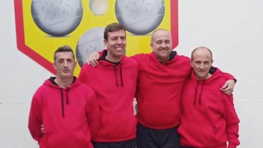 Tripleta del Ca’n Pastilla campeona de Balears de Primera Categoría Masculina. | JOSÉ CIRER
