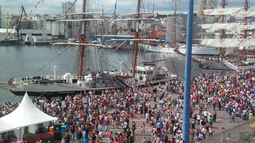 Escala de la Tall Ships Race en A Coruña.