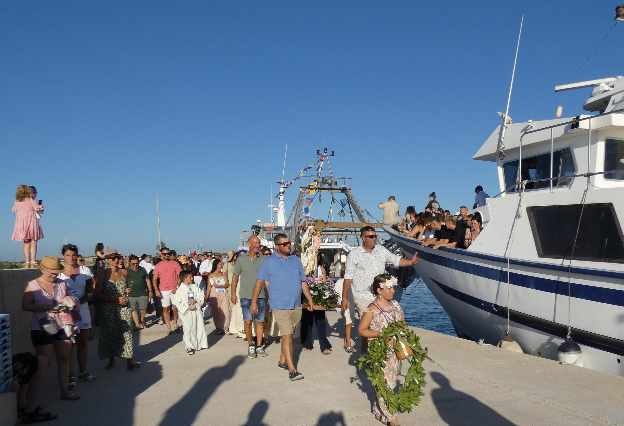 Todas las imágenes del Día del Carmen en Formentera