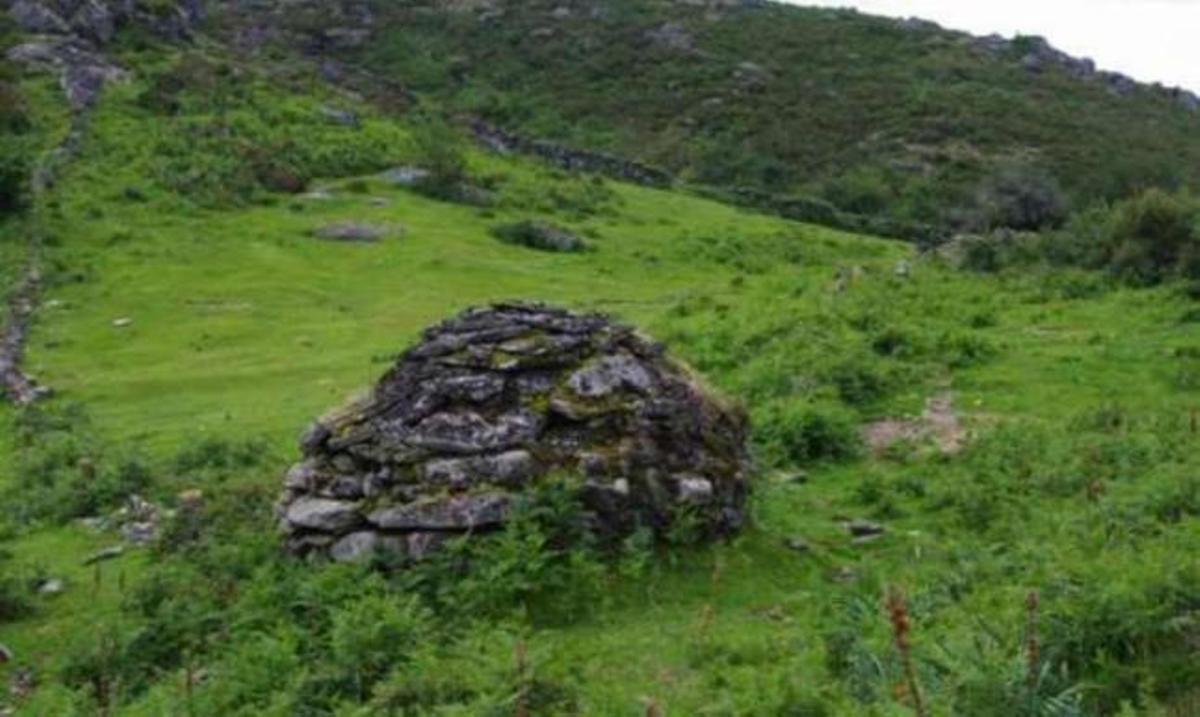Vista de la Serra do Suído, en Covelo.