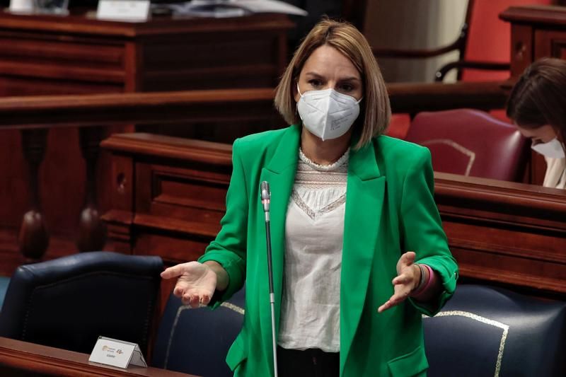 Pleno en el Parlamento de Canarias (13/10/21)