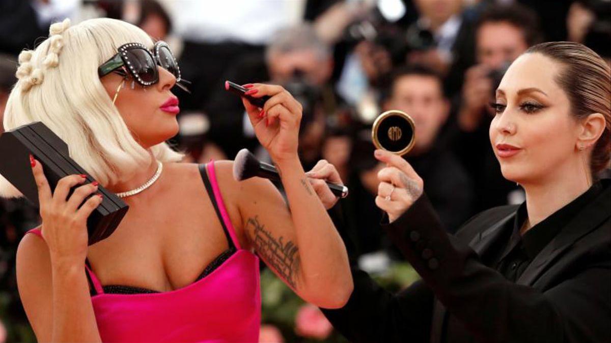 Lady Gaga, a su llegada a la gala MET del 2019.