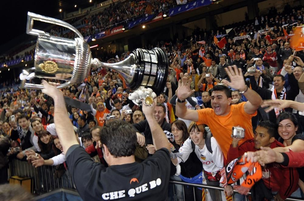 Diez años del último título de Copa del Rey del Valencia CF