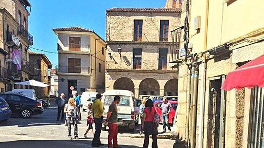 Plaza Mayor de Fermoselle .