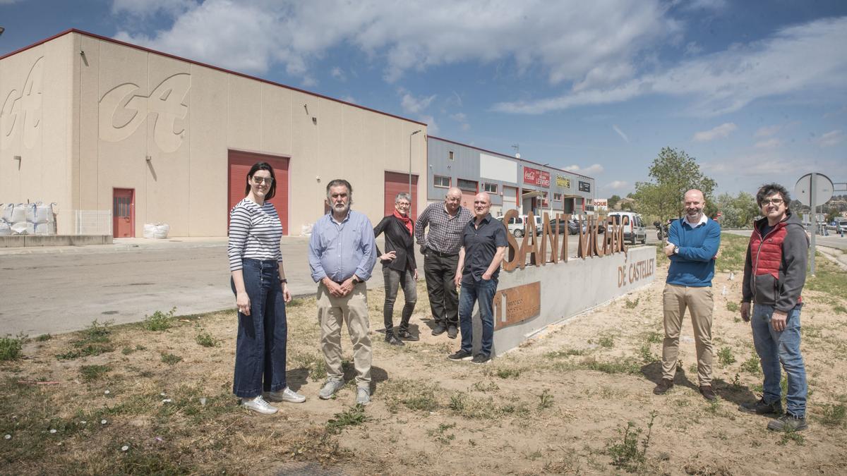 La junta de l'Associació de Poligons de Sant Vicenç