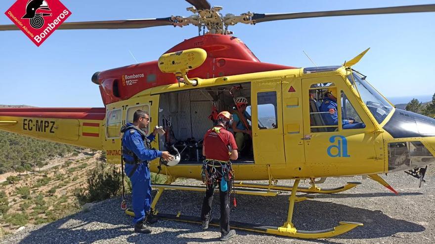 Rescate en el Puig Campana