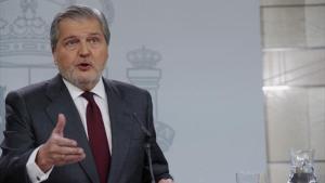 Íñigo Méndez de Vigo, ministro portavoz, ayer en la Moncloa.