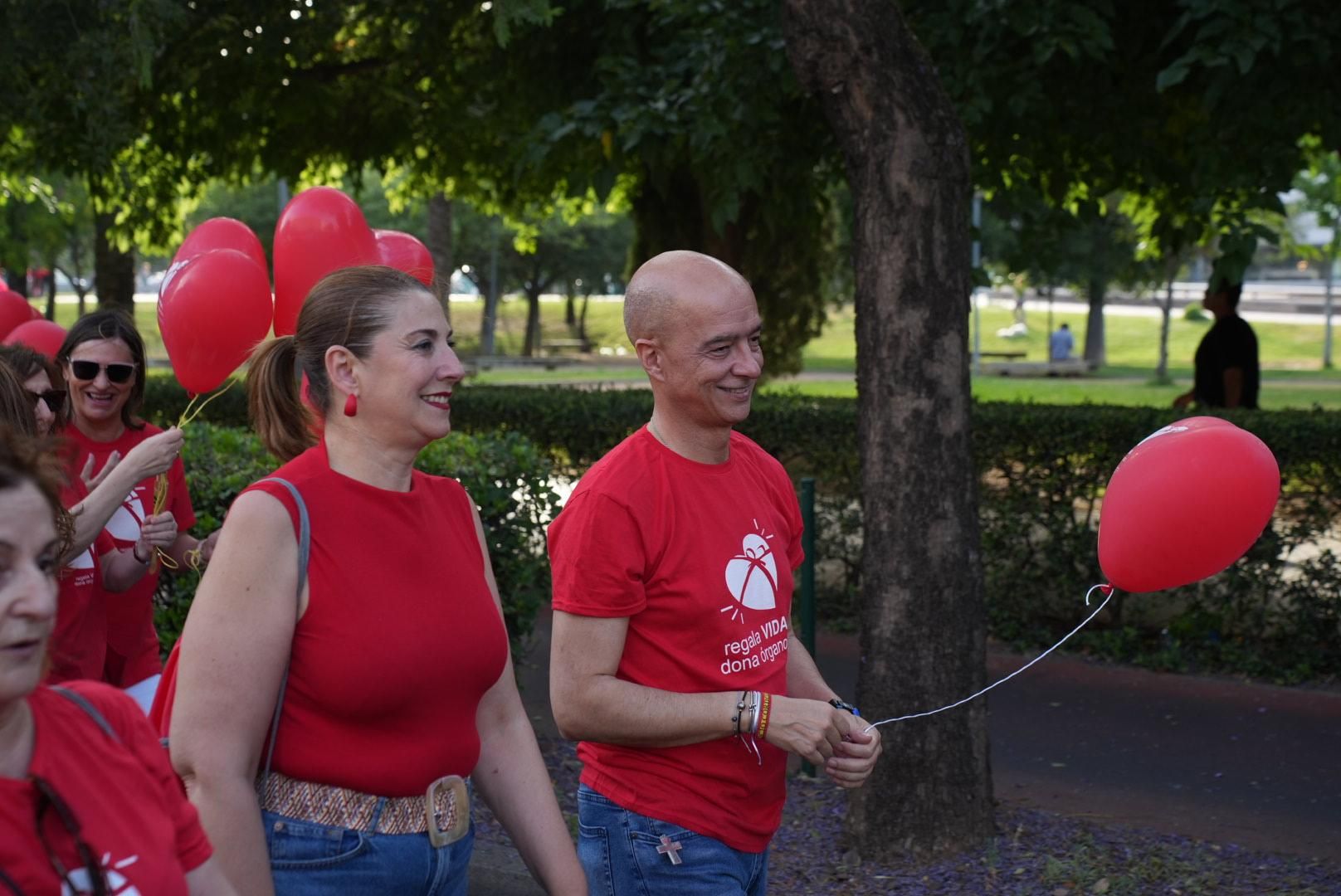Córdoba se llena de color rojo en favor de la donación