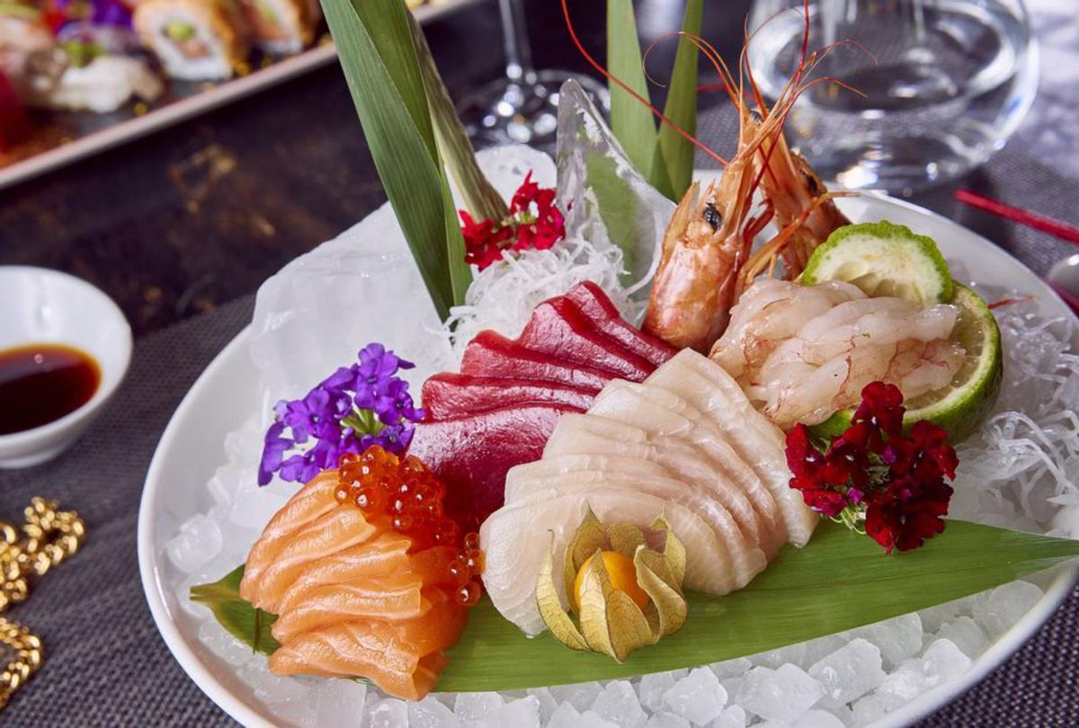 ‘Sushi’, ‘sashimi’ y mucho más en la carta del restaurante.