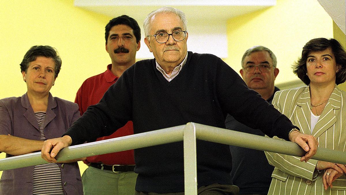 Luis Martínez. Presidente de la Agrupación Cultura y Deportiva Galicia Social de Vigo en 2001