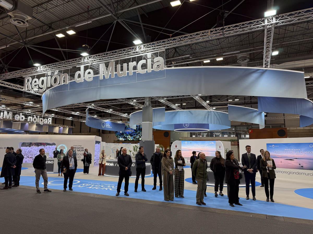 Así se ha vivido el primer día de Fitur en el stan de la Región de Murcia