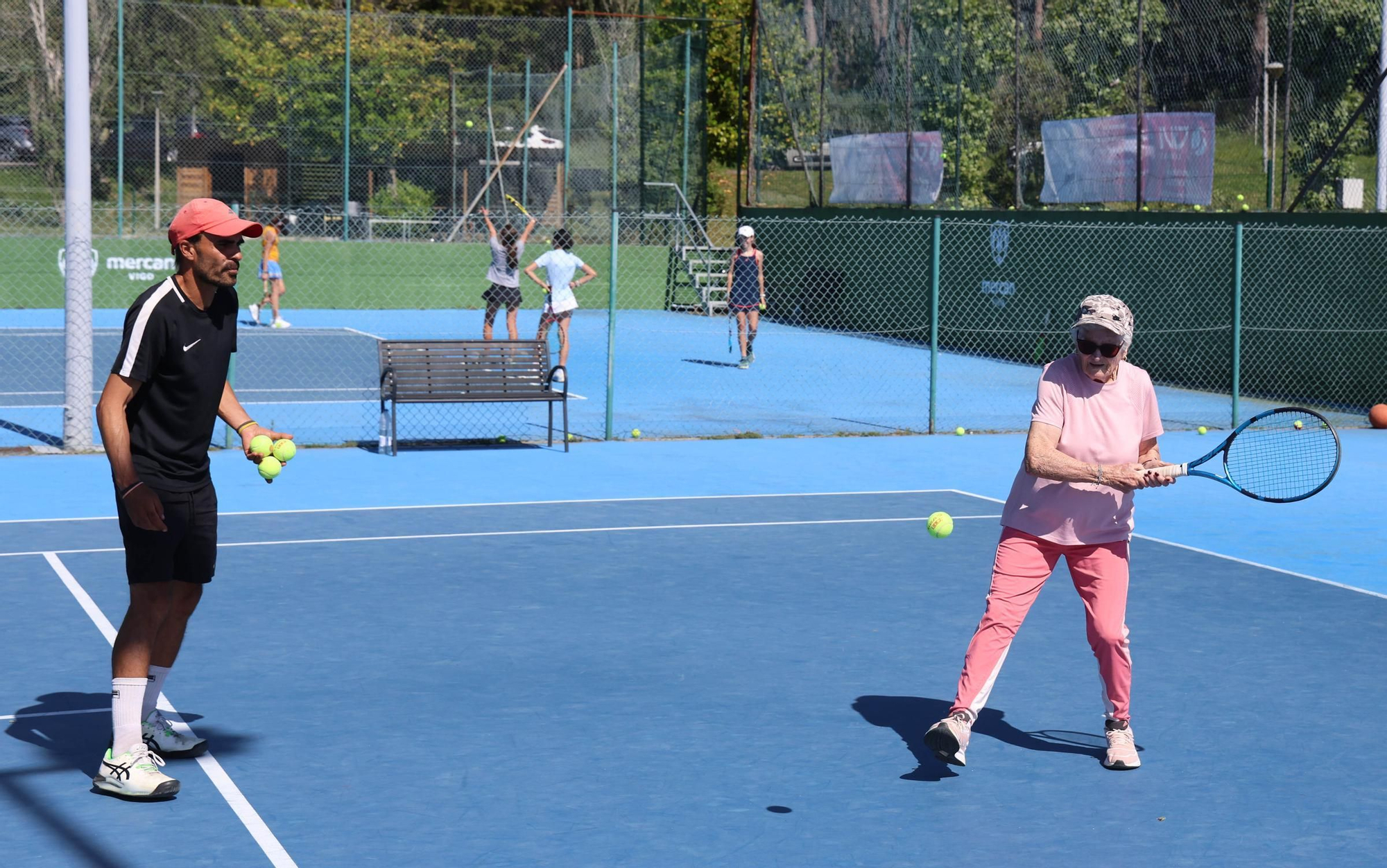 El ‘match ball’ de Esther a sus 90 años: “Estoy como una rosa”