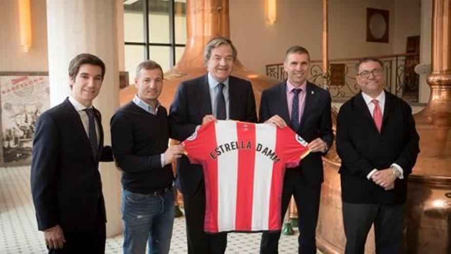 Estrella Damm amplia l&#039;acord de patrocini amb el Girona fins al 2020