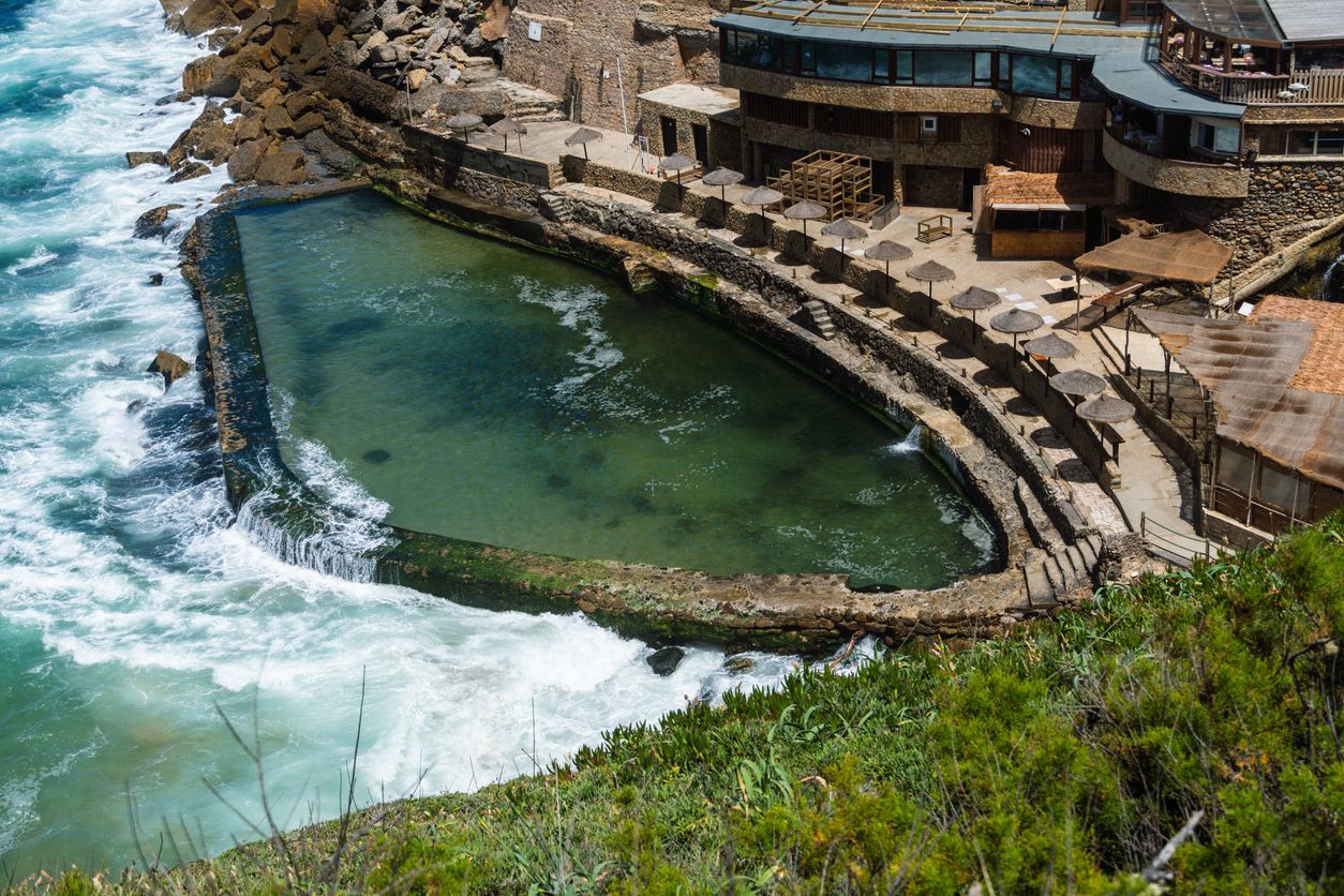 Piscinas naturales en Azenhas do Mar.