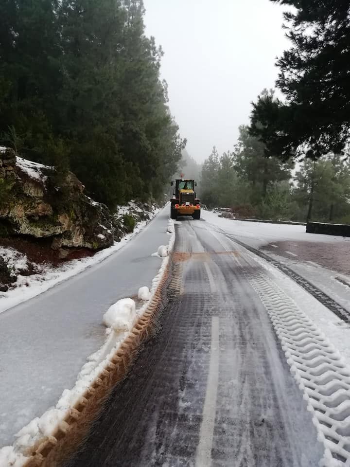 Las imágenes de la nevada en Tenerife