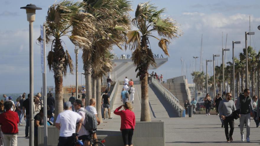 Rachas máximas de viento en los municipios valencianos.