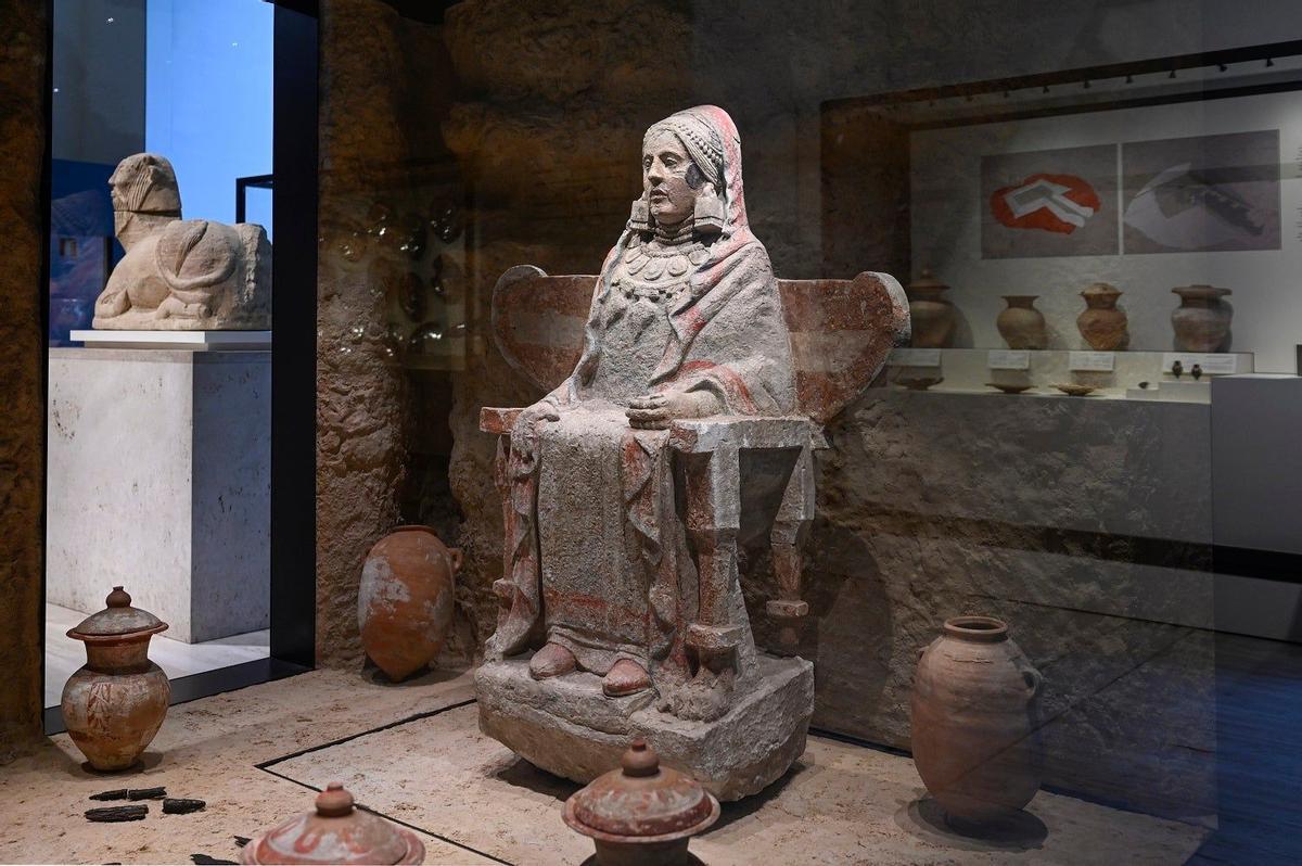 Dama de Baza en el Museo Arqueológico Nacional