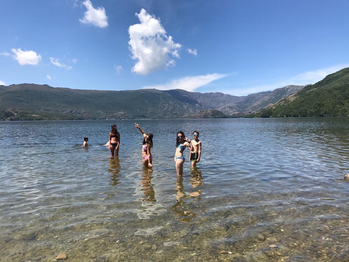 Playa del Folgoso. Galende. Sanabria.