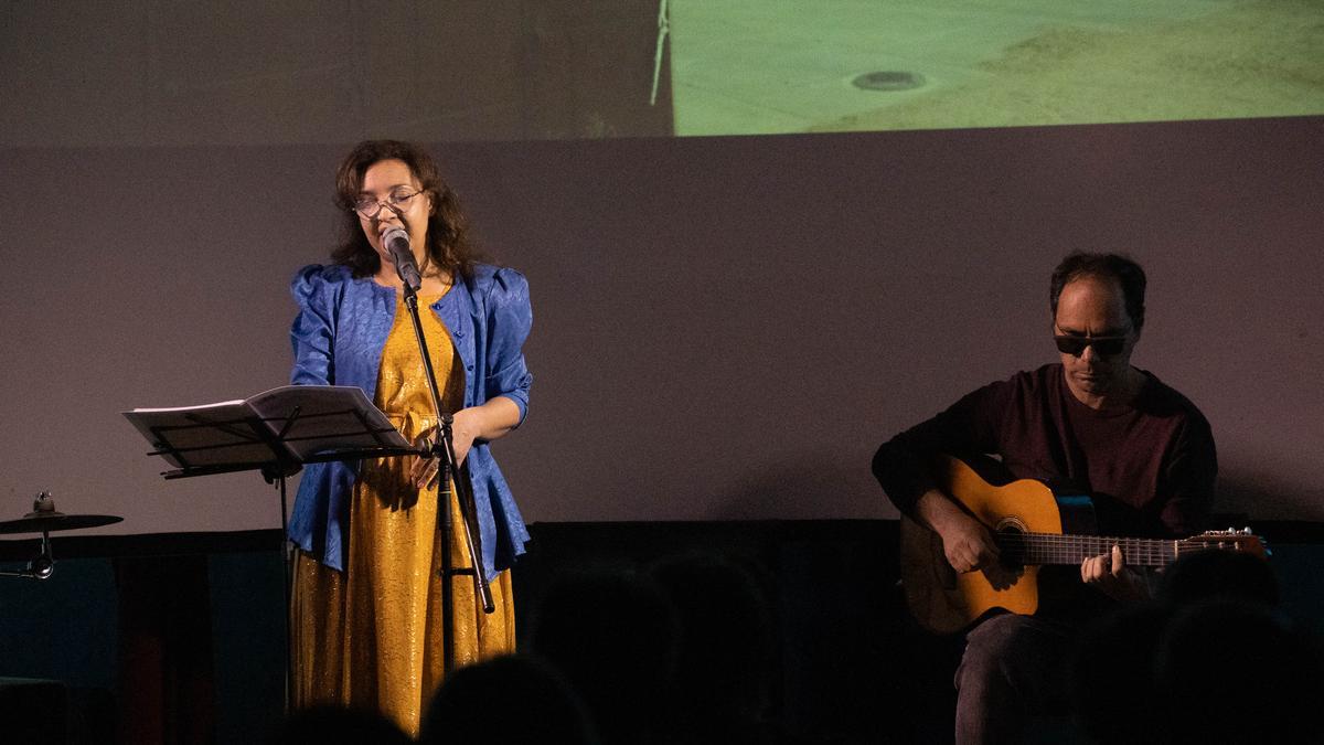 El acto  de &quot;Voces portuguesas&quot; en la FRAH