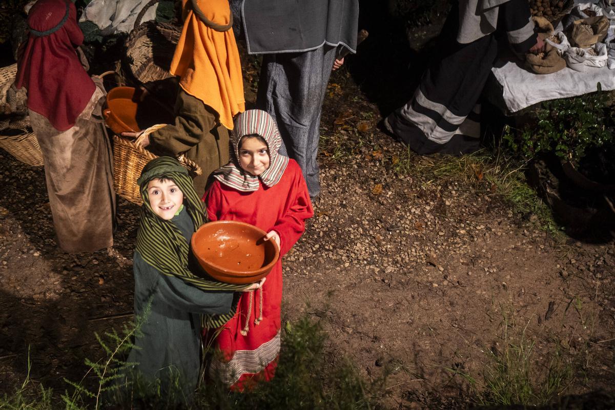 El Pessebre Vivent del Bages, a les Torres Fals, en imatges