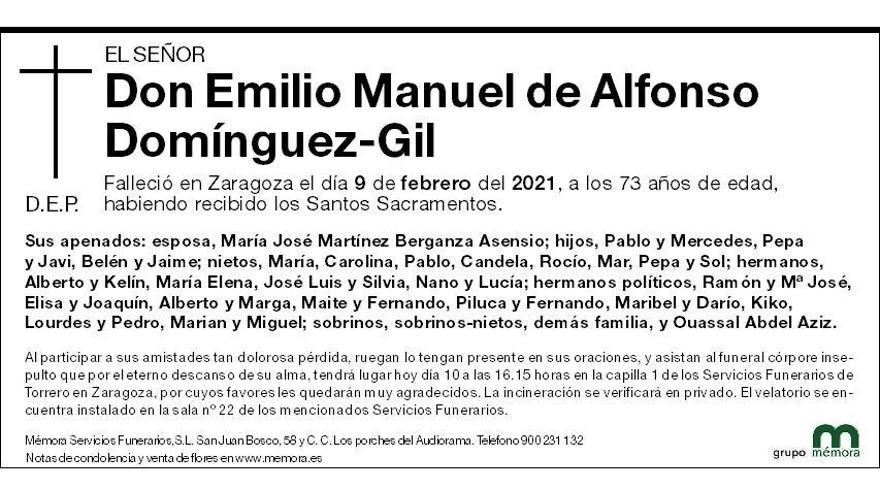 Emilio Manuel de Alfonso Domínguez-Gil