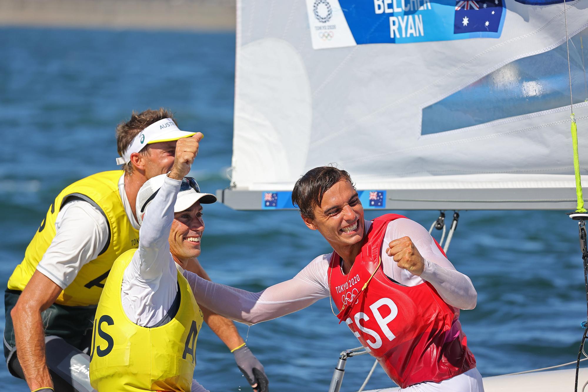 Nico Rodríguez y Jordi Xammar ganan el bronce en el 470 de vela en Tokyo 2020