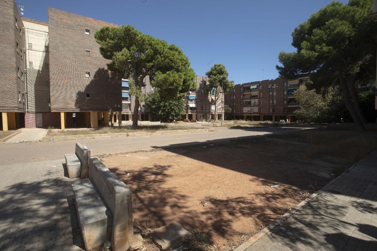 Unas de lsa plazas de Baladre en las que se actuará.