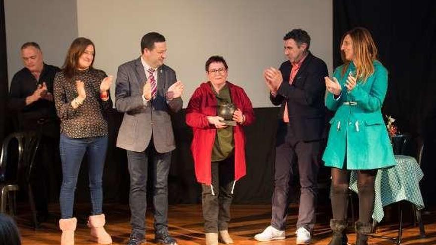 Entrega de los premios de la Festa do Lacón. // Fdv